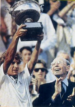 Roland-Garros 1982 : De Borg  Wilander